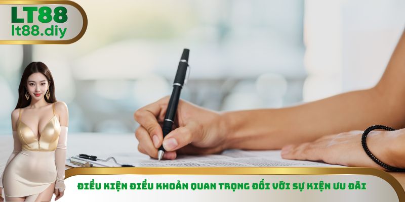 Điều kiện điều khoản quan trọng đối với sự kiện ưu đãi